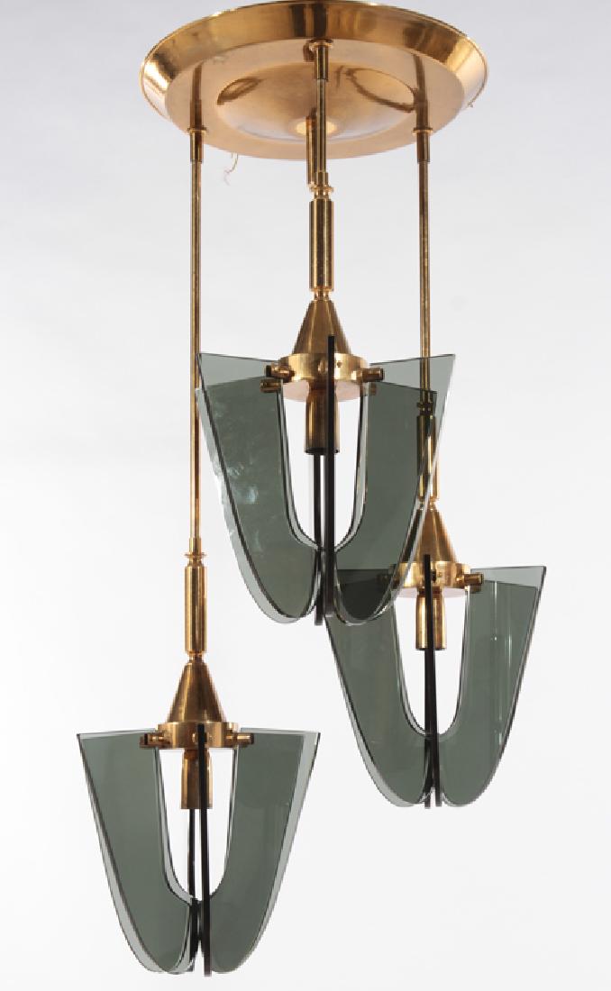 ITALIAN MID CENTURY MODERN HANGING LIGHT 1970 (1 of 4)