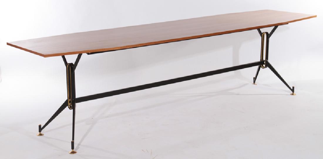 ITALIAN MID CENTURY MODERN DINING TABLE C.1980 (1 of 4)