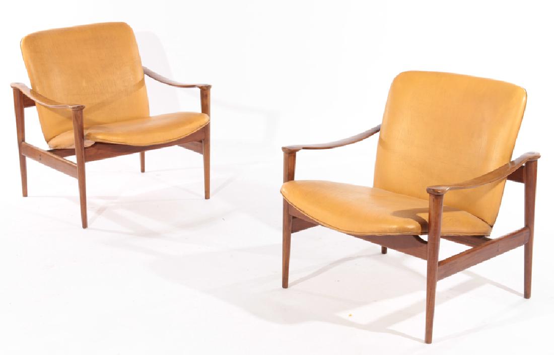 PR DANISH FINN JUHL STYLE MODERN ARM CHAIRS 1960 (1 of 5)