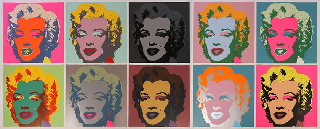 AFTER ANDY WARHOL "MARILYN PORTFOLIO" COLLECTION (1 of 8)