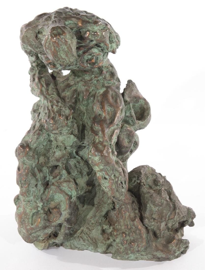 BRONZE SCULPTURE CONTEMPLATION SIGNED (1 of 6)