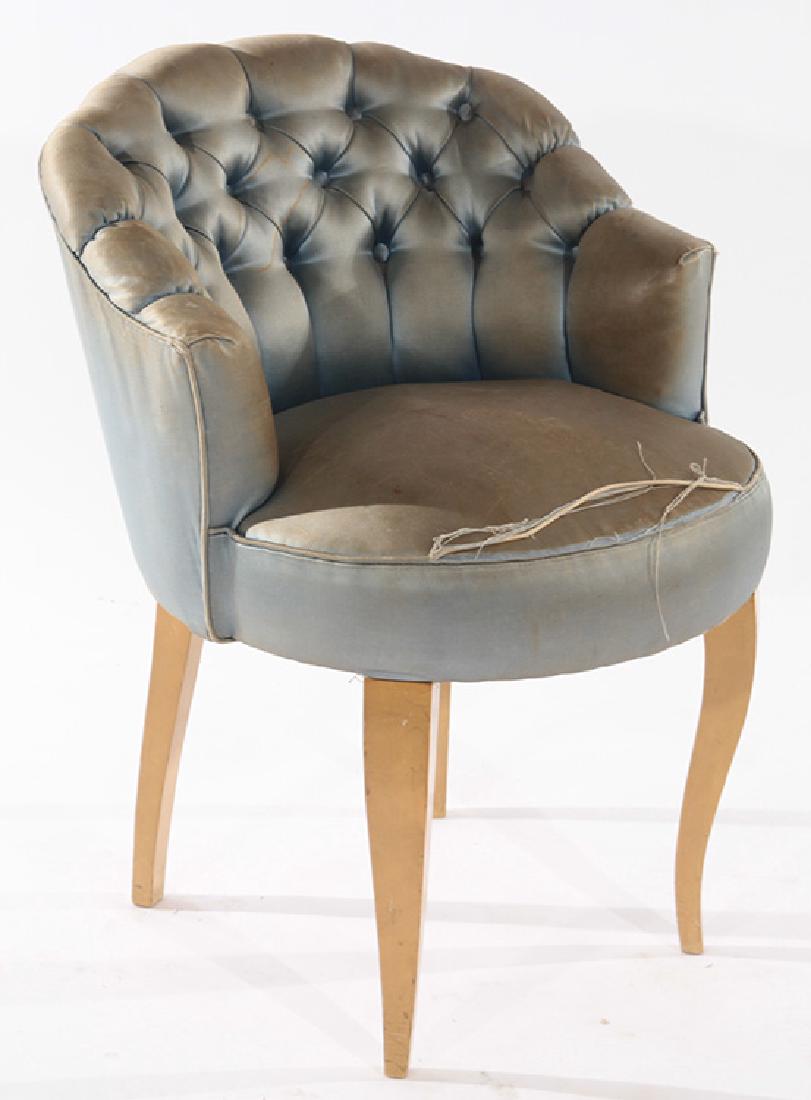 FRENCH BOUDOIR CHAIR MANNER OF DOMINIQUE 1940 (1 of 4)