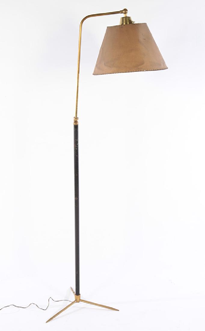 MID CENTURY MODERN BRONZE STANDING FLOOR LAMP (1 of 5)