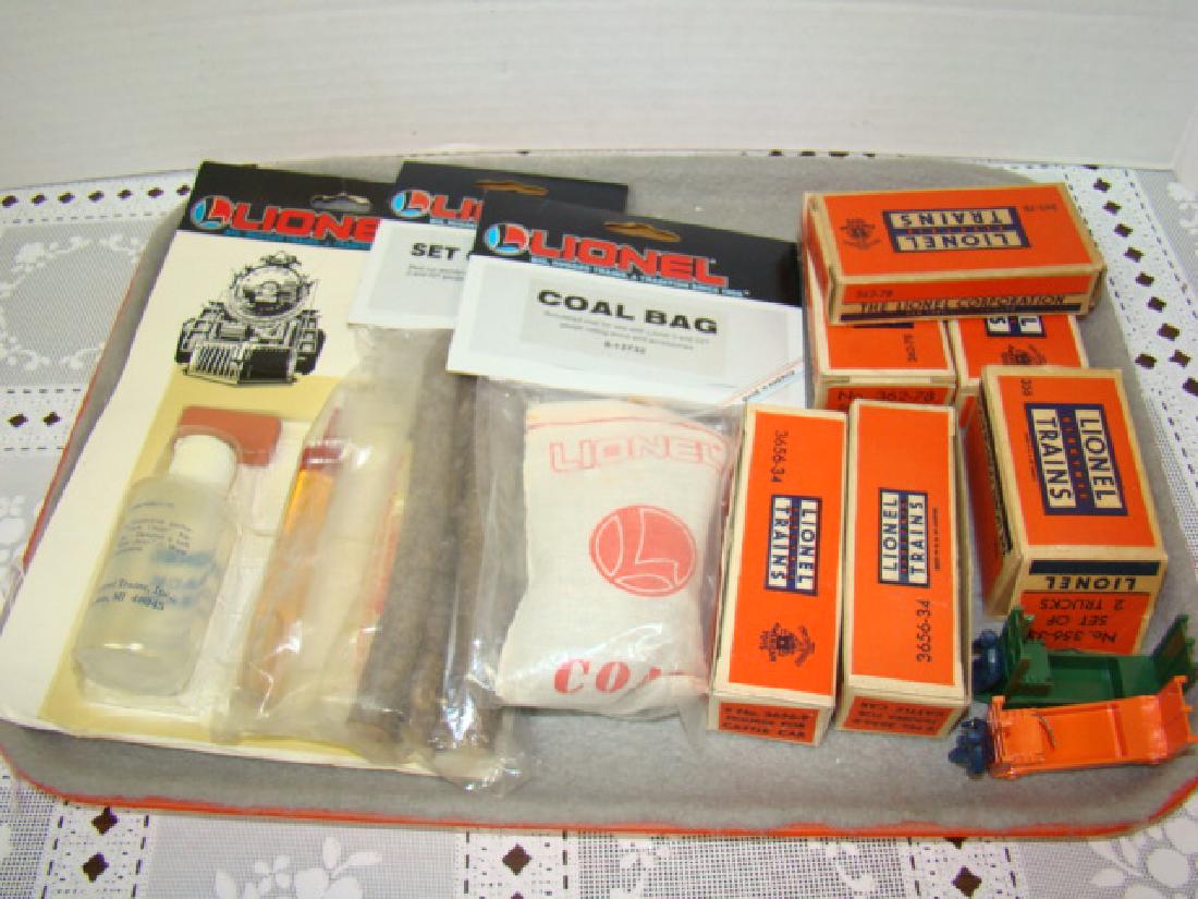 LIONEL TRAINS-COAL BAG-SET OF LOGS-MAINTANENCE KIT (1 of 6)