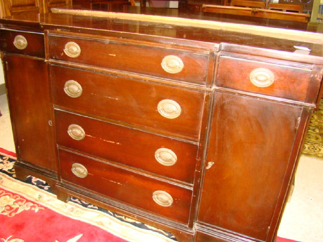 DARK WOOD SOLID BUFFET (1 of 7)