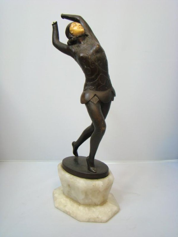 ART DECO LORENZL DANCER FIGURE (1 of 7)