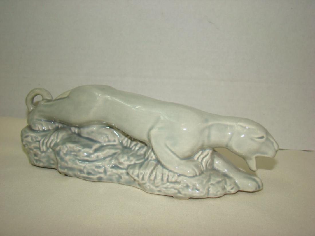 CERAMIC PANTHER PLANTER (1 of 4)