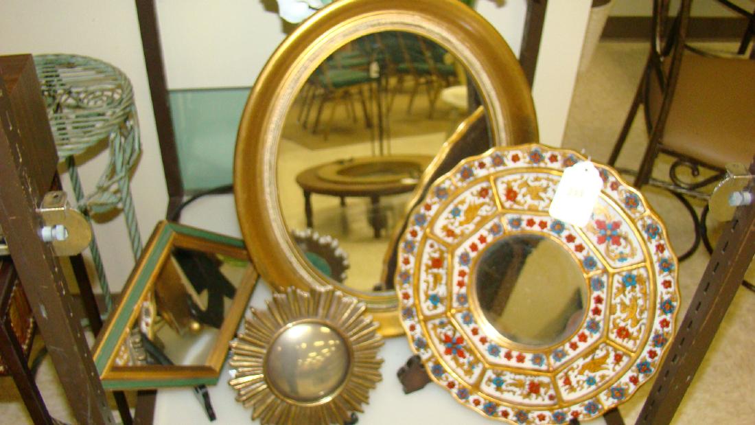 FOUR DECORATIVE MIRRORS (1 of 3)