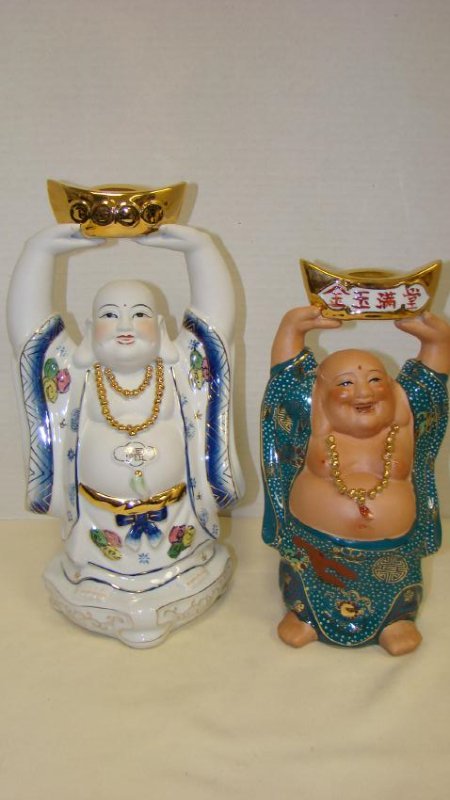 BEAUTIFUL VINTAGE CERAMIC BUDDAH STATUES (1 of 6)