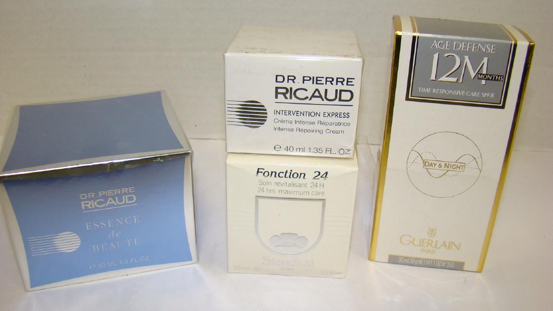 GUERLAIN AGE DEFENSE DAY & NIGHT CREAM - DR. PIERR: GUERLAIN AGE DEFENSE DAY & NIGHT CREAM - DR. PIERRE RICAUD CREAMS AND MORE - ALL NEW IN BOXES - STILL SEALED - GUERLAIN CREAM IS 1 OZ - DR. RICAUD INCLUDES 1.35 FL OZ OF INTENSE REPAIRING CREAM AND MO