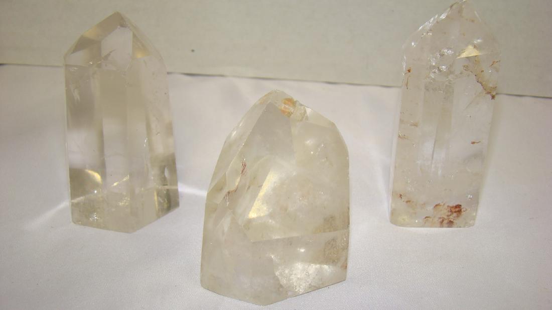 3 POLISHED ELESTIAL CRYSTAL QUARTZ (1 of 8)