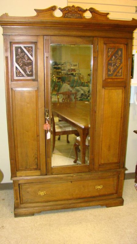 GORGEOUS; ANTIQUE; HIGHLY CARVED ARMIORE (1 of 10)