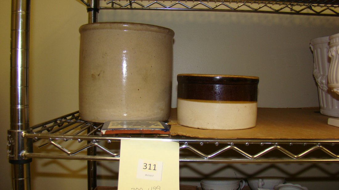 VINTAGE CROCK POTS (1 of 4)