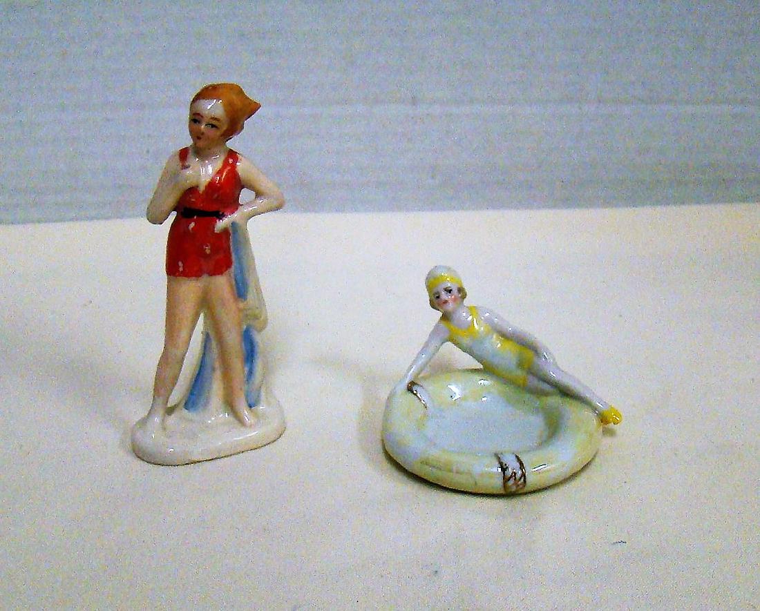 PORCELAIN BATHING BEAUTIES 1929 GERMAN & ART DECO (1 of 5)