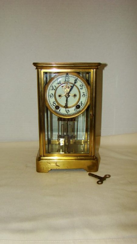 VINTAGE ANSONIA REGULATOR CLOCK (1 of 9)