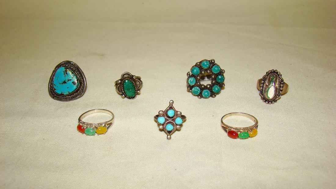 LADIES TURQUOISE RINGS AND MORE (1 of 7)