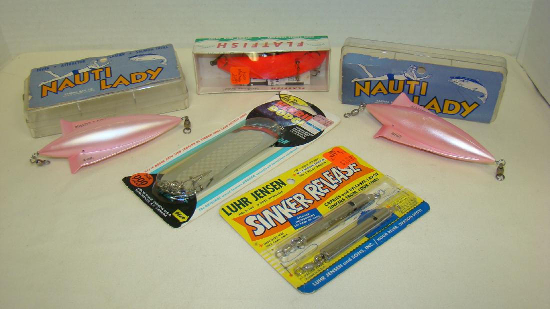 FISHING LURES-NAUTI LADY-SINKER RELEASE- HELIN AND (1 of 5)