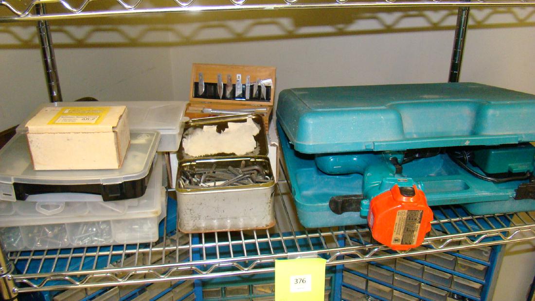 MIKITA DRILL IN CASE-XACTO SET-ALLAN WRENCHES & MO (1 of 4)