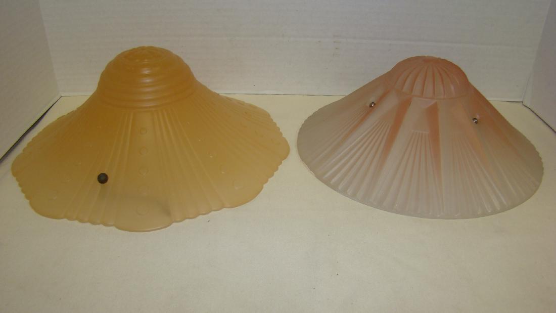 VINTAGE ART DECO STYLE LAMP SHADES (1 of 6)