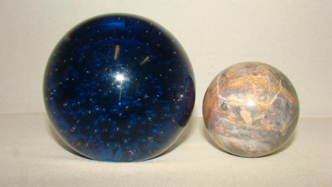 GLASS AND MARBLE SPHERES (1 of 4)