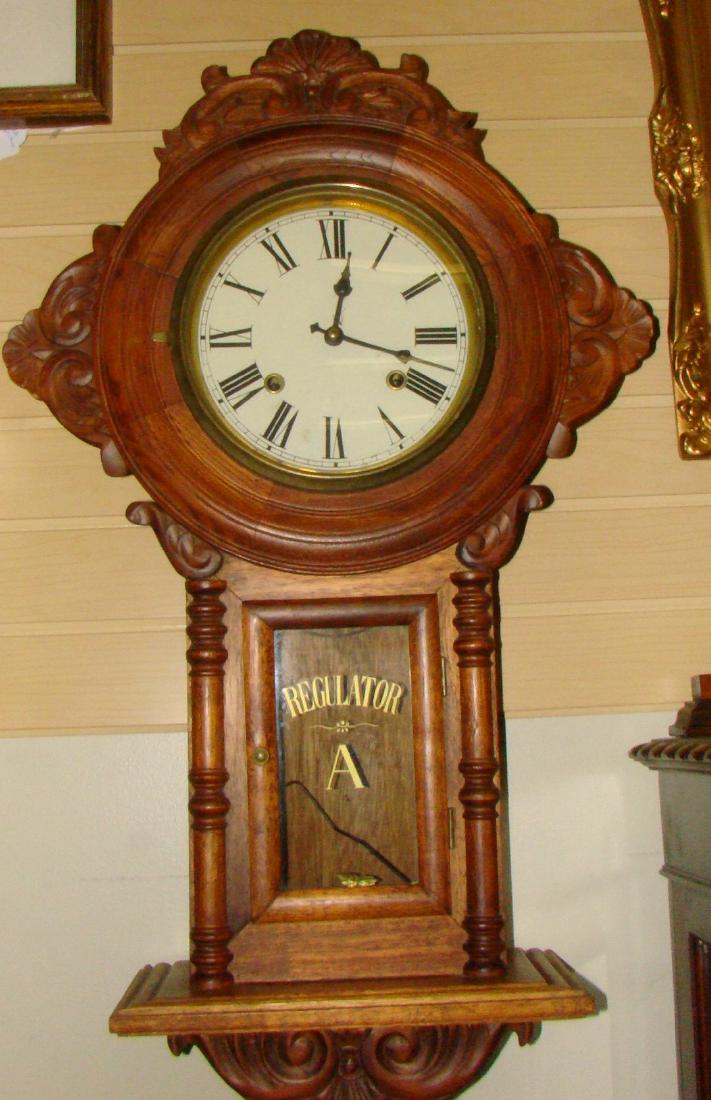 VINTAGE REGULATOR A WALL CLOCK (1 of 2)