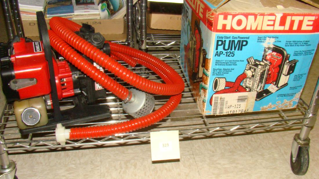 HOMELITE GAS POWERED PUMP AP-125 IN ORIGINAL BOX (1 of 1)