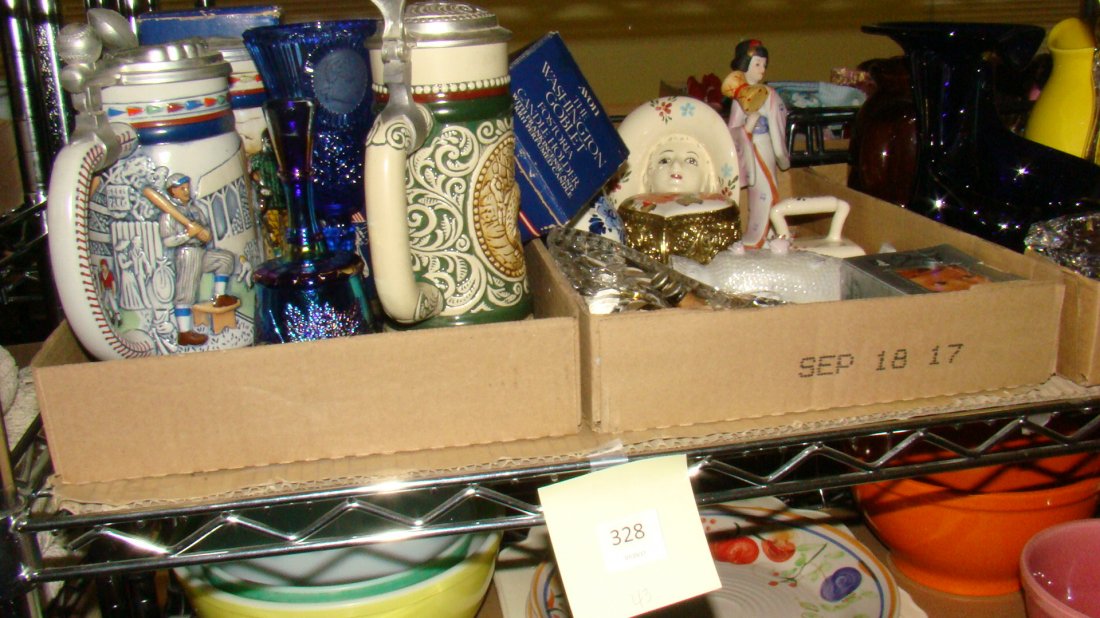 BEER STEINS - FOSTORIA GLASSWARE & MORE (1 of 3)