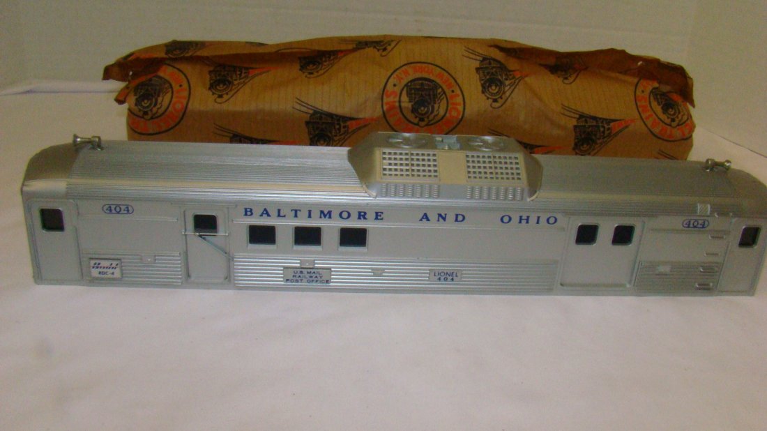 LIONEL 404 BALTIMORE AND OHIO US MAIL RAIL WAY POS (1 of 4)