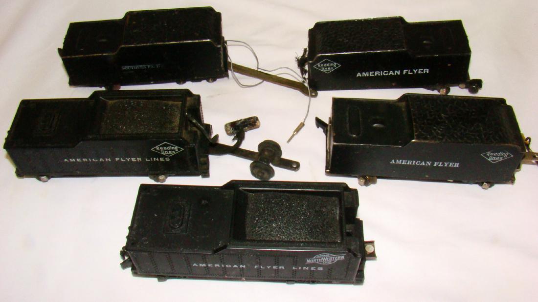 5 AMERICAN FLYER TENDER CARS (1 of 6)