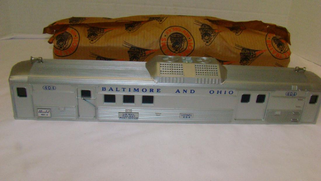 LIONEL 404 BALTIMORE AND OHIO US MAIL RAIL WAY POS (1 of 4)