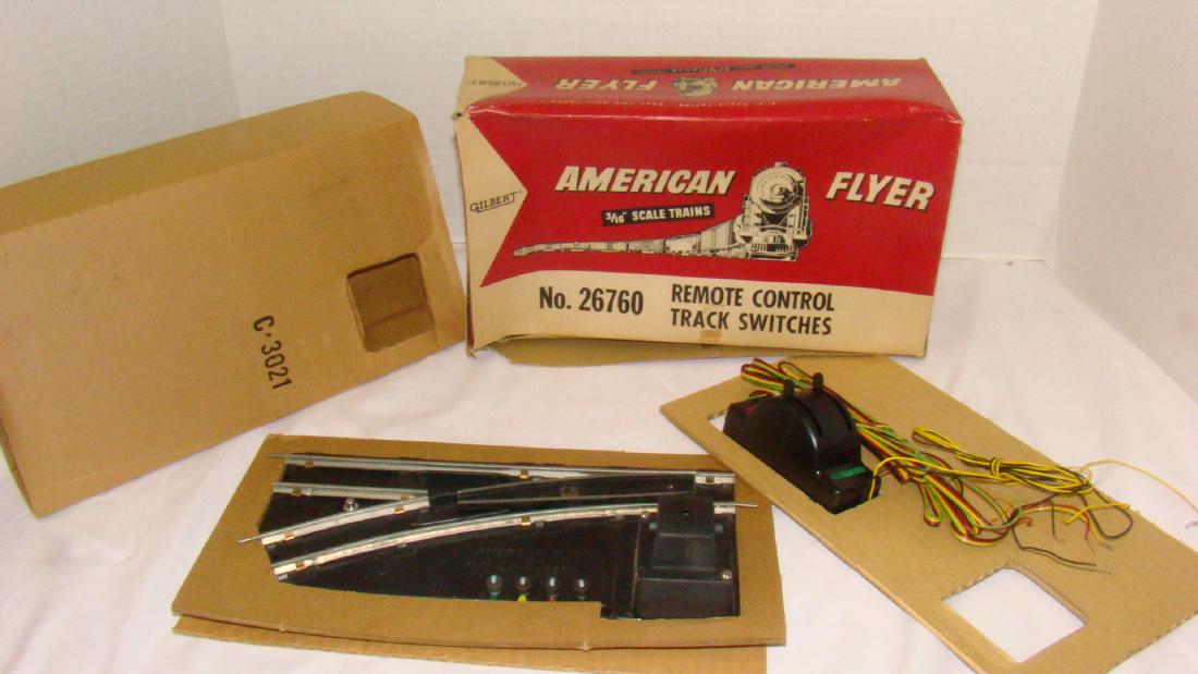 AMERICAN FLYER 26760 REMOTE CONTROL TRACK SWITCHES (1 of 5)