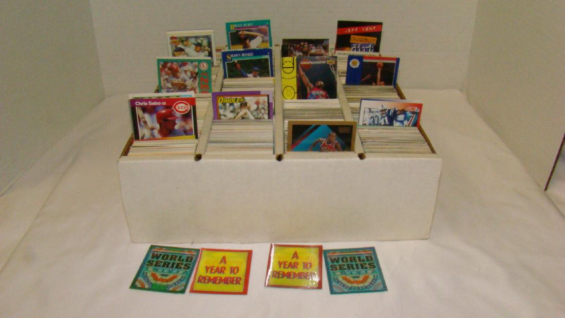 LARGE BOX MIXED BASEBALL, BASKETBALL AND FOOTBALL (1 of 5)