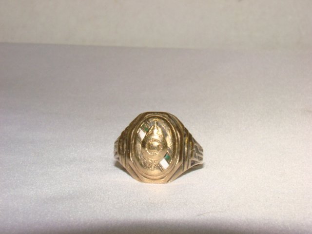 10K JOSTEN GOLD CLASS RING 1952 (1 of 4)