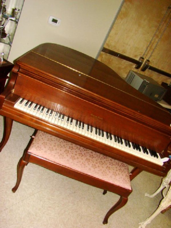 GEORGE STECK BABY GRAND: GEORGE STECK BABY GRAND WITH BENCH