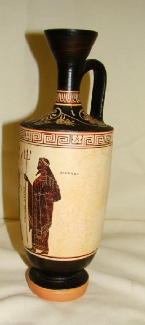 SIGNED AND NUMBERED POTTERY PITCHER AMASIS MEROISE: 10 POTTERY PITCHER DEPICTING AMASIS MEROISSE