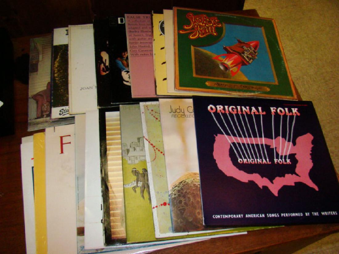 23 FOLK - ROCK AND COUNTRY LPS: 23 FOLK ROCK AND COUNTRY LPS - CROSBY, STILL , NASH AND YOUNG - JUDY COLLINS AND JONI MITCHELL