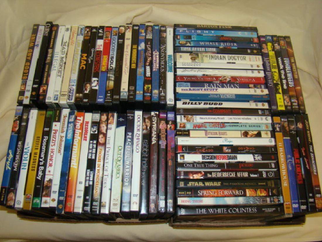 2 BOXES WITH 77 VARIOUS DVD MOVIES (1 of 10)