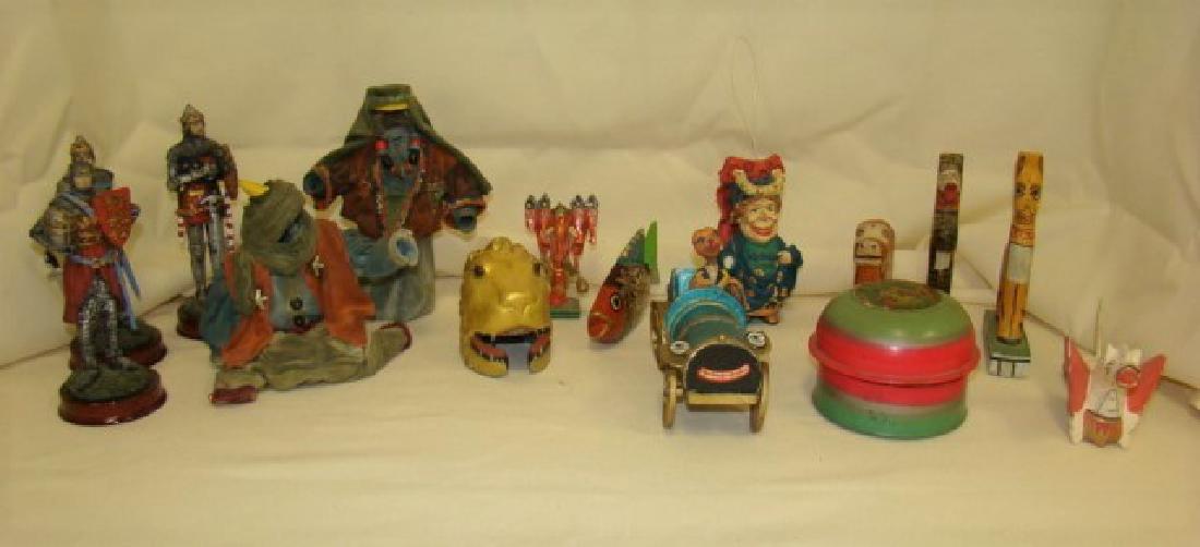 LOT OF VARIOUS SMALL FIGURINES, STATUES, & MORE (1 of 10)