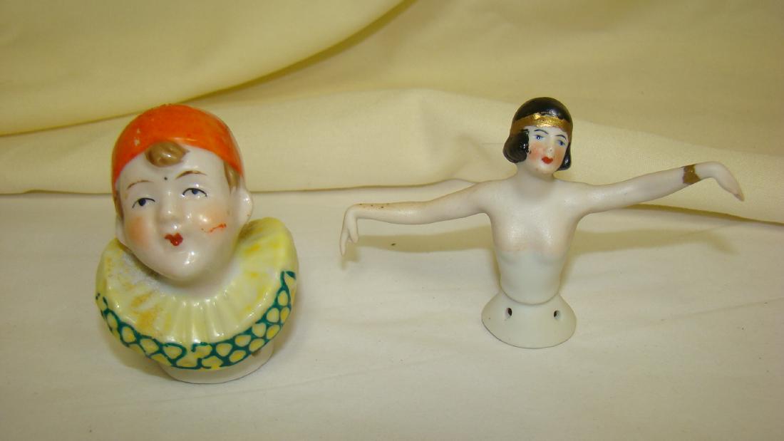 RARE GERMAN PIN CUSHION ART DECO TOPS (1 of 5)