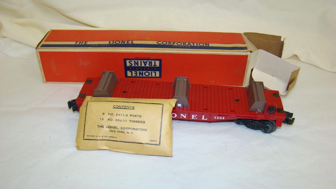 LIONEL NO. 6264 POST WAR LUMBER CAR (1 of 5)