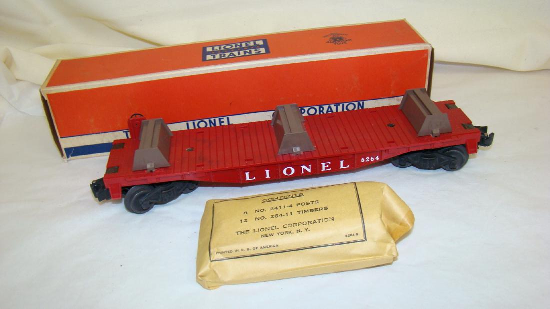 LIONEL NO. 6264 POST WAR LUMBER CAR (1 of 8)