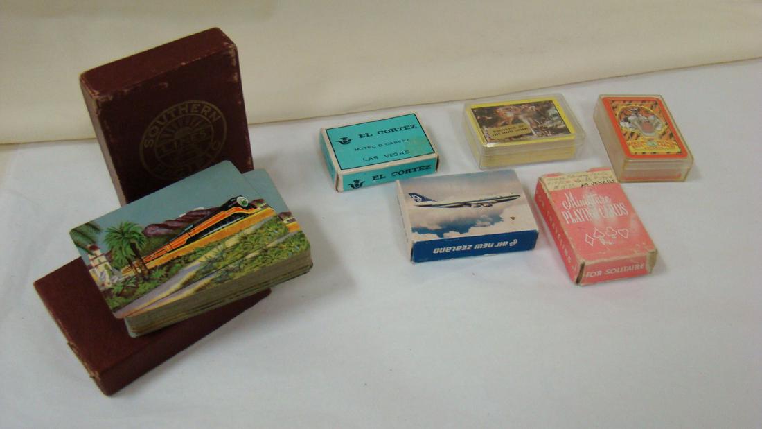 6 COLLECTOR PLAYING CARD SETS (1 of 4)