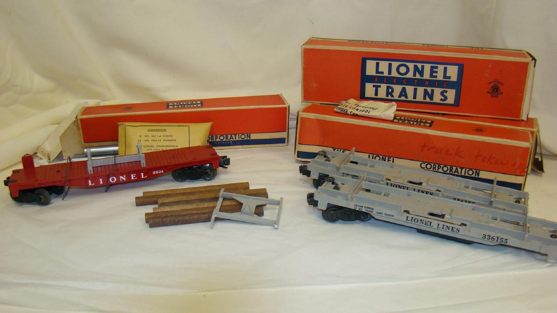 4 VINTAGE LIONEL TRAIN CARS WITH BOXES (1 of 10)