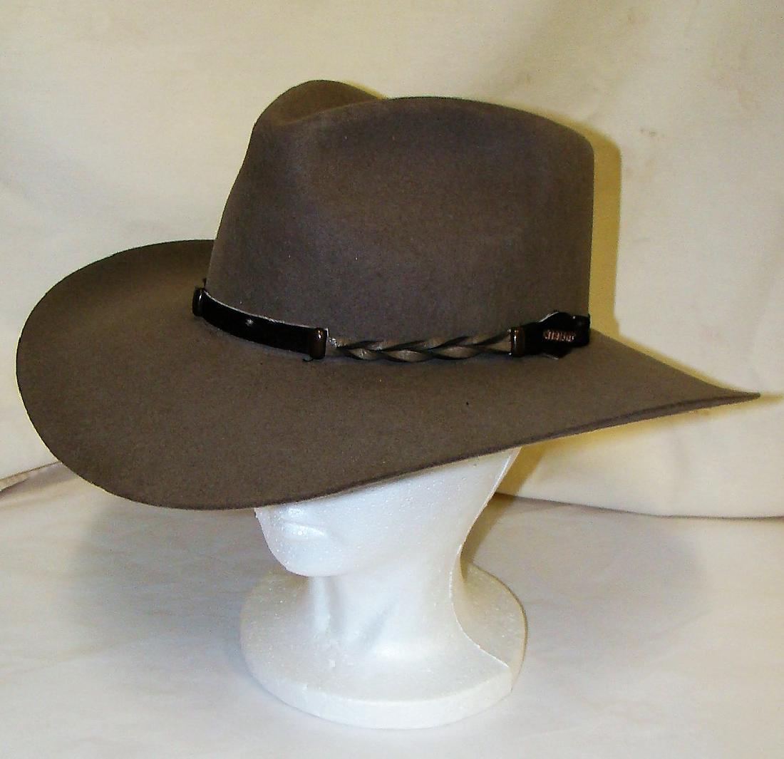 STETSON HAT: STETSON HAT - SIZE 7 AMERICAN BUFFALO COLLECTION- VERY GOOD CONDITION
