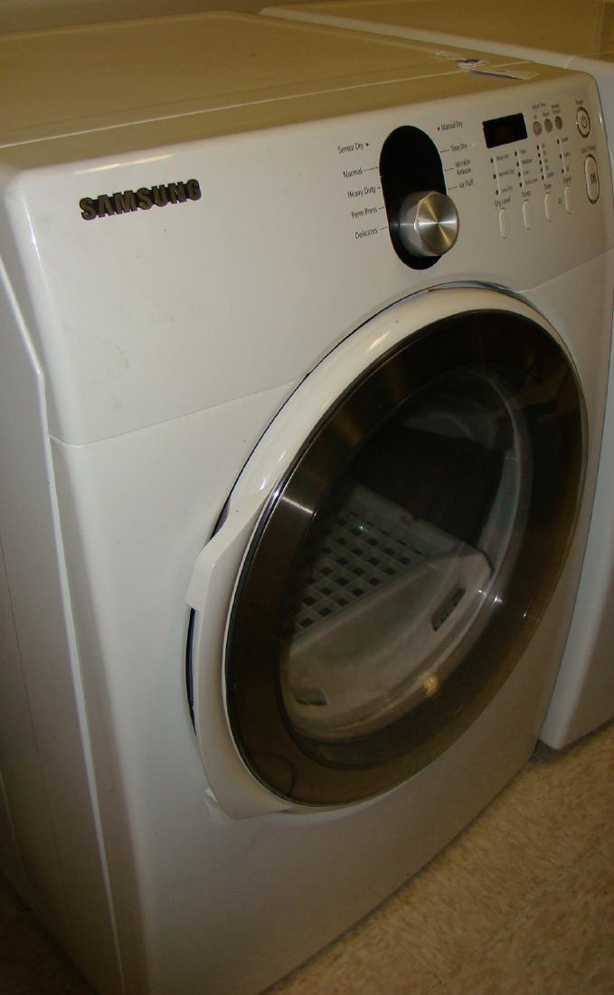 SAMSUNG ELECTRIC DRYER: SAMSUNG ELECTRIC DRYER - WHITE - MODEL NO DV219AEW XAA - GOOD CONDITION