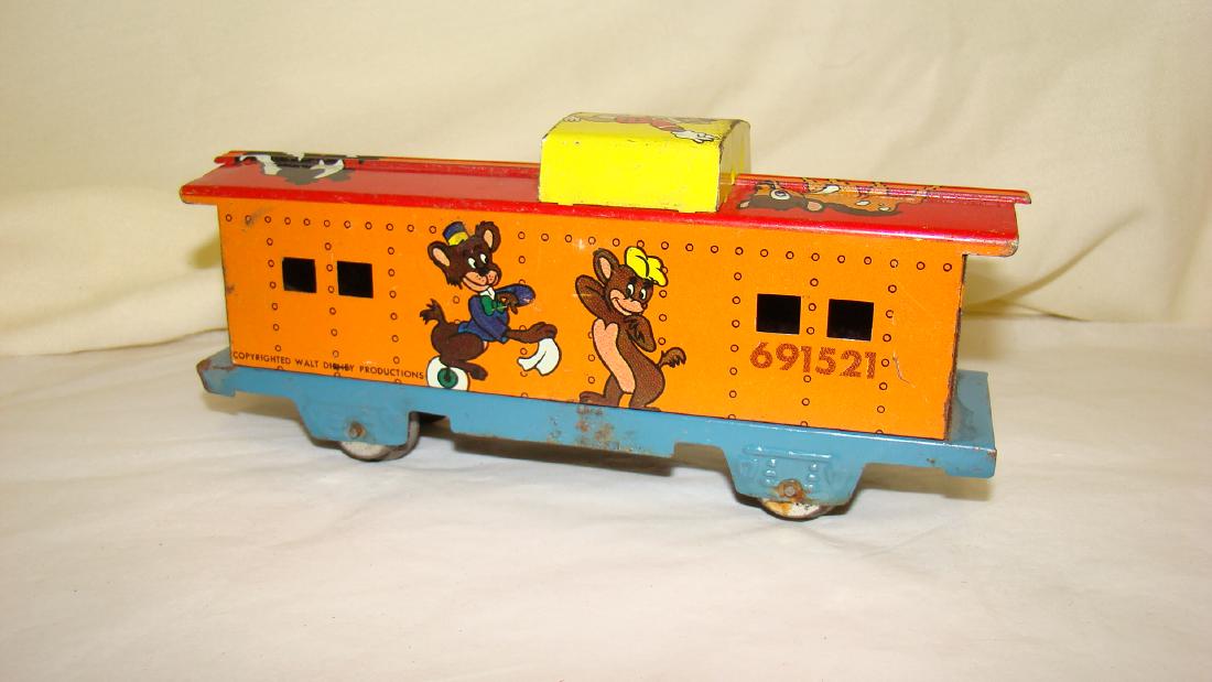 VINTAGE MARX TIN LITHO DISNEY CABOOSE ONLY (1 of 7)