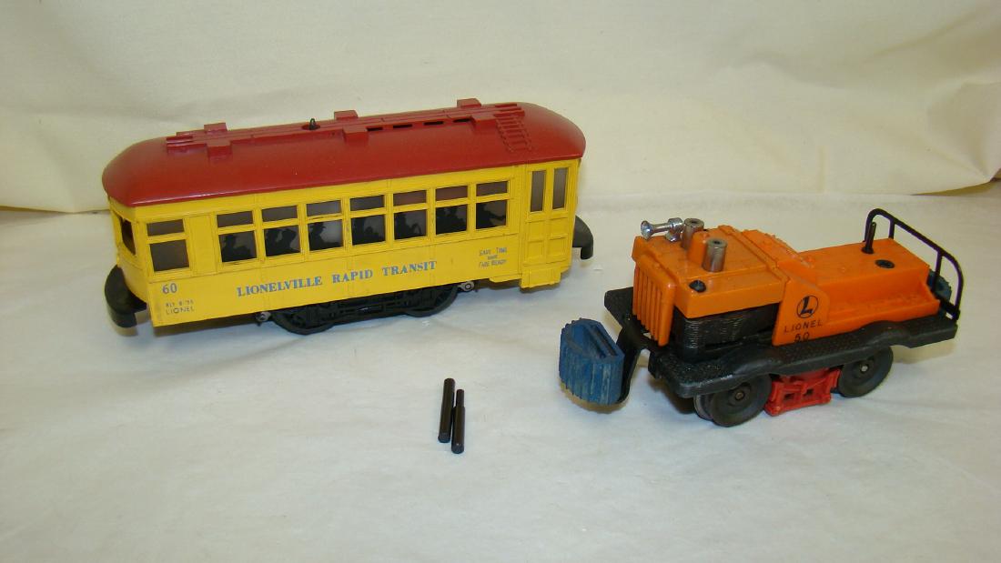 LIONEL 50 GANG CAR - USED AND LIONEL 60 RAPID TRAN (1 of 9)