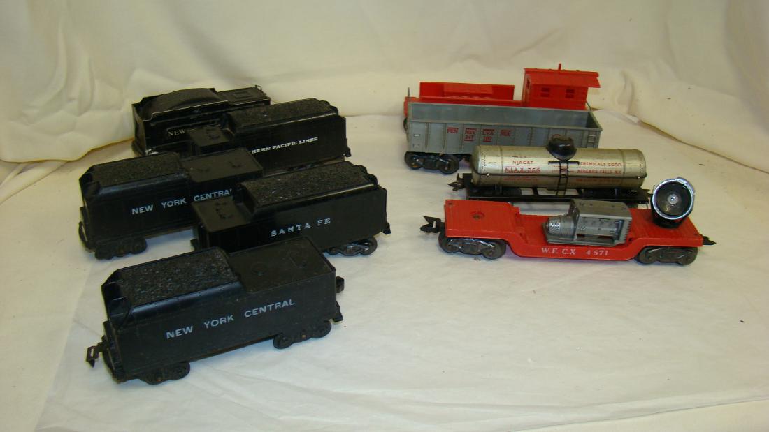 9 USED MARX TRAIN CARS (1 of 6)