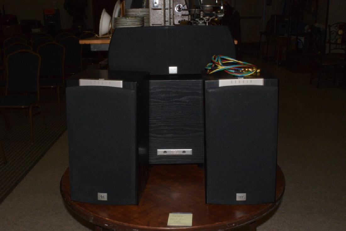 JBL STUDIO SURROUND SOUND SYSTEM: JBL STUDIO SURROUND SOUND SYSTEM - STUDIO SERIES S 26 - UNTESTED- 4 COMPONENTS.
