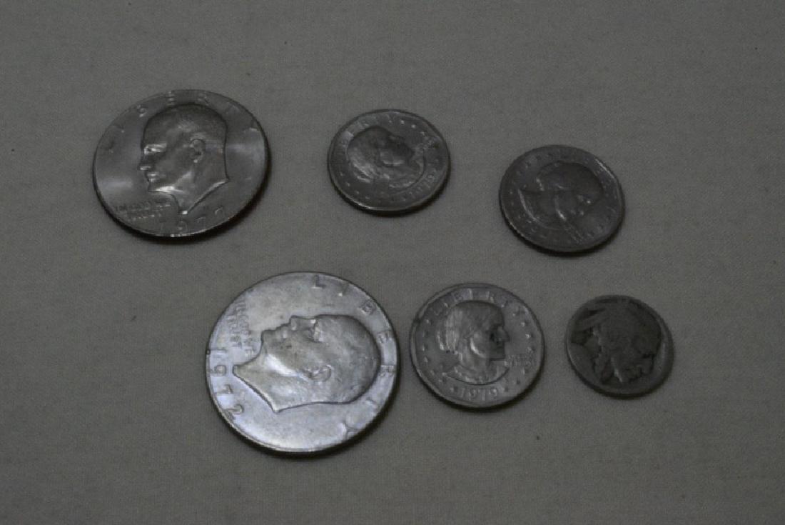 BUFFALO NICKEL - EISENHOWER DOLLARS & MORE: BUFFALO NICKEL - EISENHOWER DOLLARS & MORE - 1972 & 1977 EISENHOWER DOLLARS - 3 1979 SUSAN B. ANTHONY DOLLARS